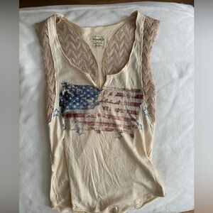 Free People American Flag Tank